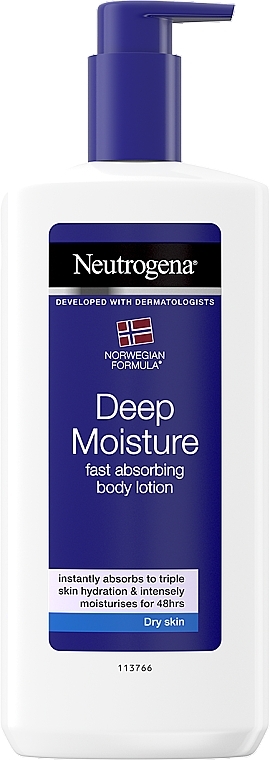 Deep Moisturizing Body Milk for Dry Skin - Neutrogena Deep Moisture Body Lotion — photo N1