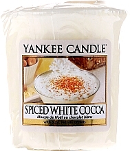 Fragrances, Perfumes, Cosmetics Scented Candle - Yankee Candle Spiced White Cocoa