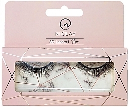 False Eyelashes - Niclay 3D Lashes Skye — photo N1