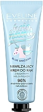 Moisturizing Hand Cream "Blue Unicorn" - Eveline Cosmetics Holo Hand — photo N5