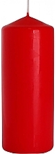 Cylindrical Candle 60x150 mm, red - Bispol — photo N1