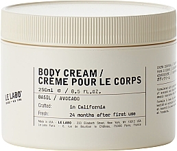 Fragrances, Perfumes, Cosmetics Body Cream - Le Labo Basil Body Cream