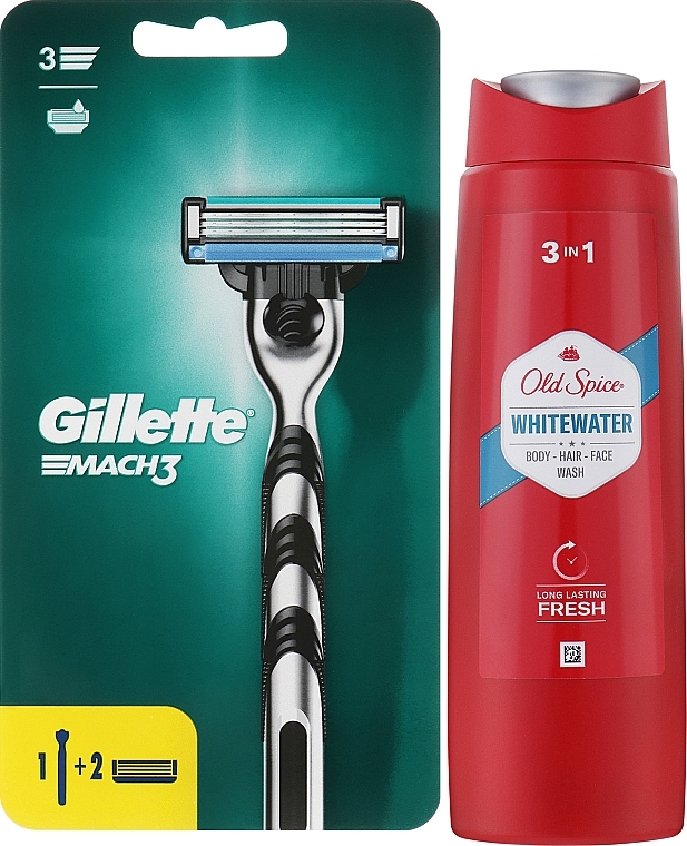 Set - Gillette (razor/1 pc + sh/gel/250 ml) — photo N2