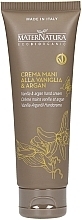 Fragrances, Perfumes, Cosmetics Hand Cream - MaterNatura Vanilla & Argan Hand Cream