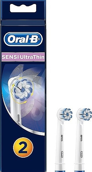 Toothbrush Head Sensi Ultrathin eb 60-2, 2 pcs - Oral-B Sensi Ultrathin — photo N1