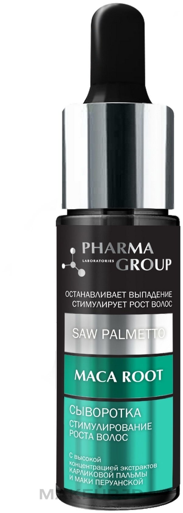 Stimulating Hair Growth Dwarf Palm & Peruvian Poppy Serum - Pharma Group Laboratories (mini) — photo 14 ml