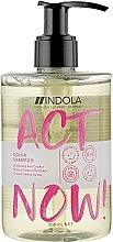 Fragrances, Perfumes, Cosmetics Colored Hair Shampoo - Indola Act Now! Color Shampoo