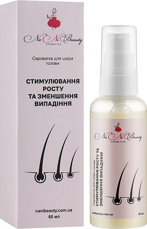 Scalp Serum "Hair Growth Stimulation & Hair Loss Reduction" - NaNiBeauty — photo N2