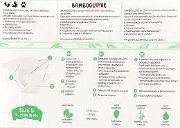 Bamboo Diapers, L (9-14 kg), 21 pcs - Bamboolove — photo N2