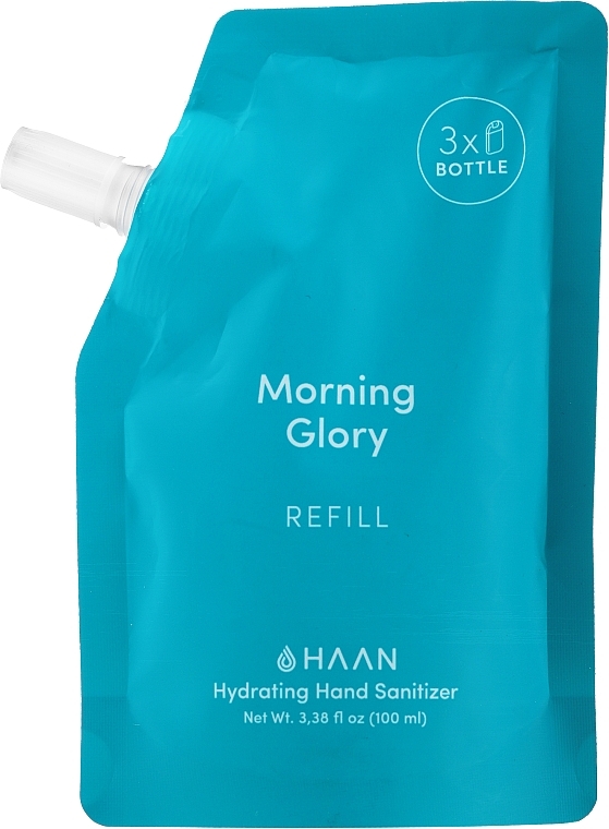 Morning Glory Cleansing & Hydrating Hand Spray - HAAN Hand Sanitizer Morning Glory (refill)  — photo N2