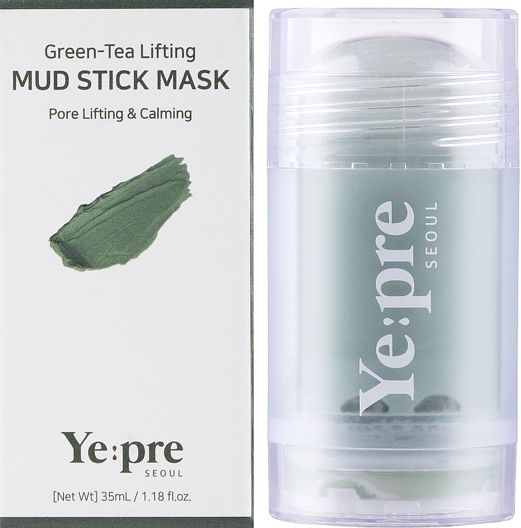 Face Mask Stick - Yepre Green-Tea Lifting Mud Stick Mask — photo N2