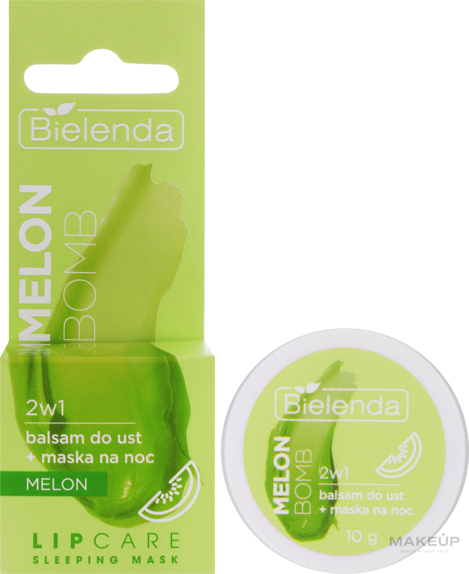 Melon Bomb Lip Balm Mask - Bielenda Lip Care Sleeping Mask — photo 10 g