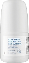 Fragrances, Perfumes, Cosmetics Men Roll-On Deodorant Antiperspirant - Farmasi Stay Fresh Men Deo Roll-on Day Control