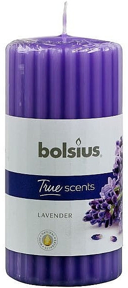 Scented Candle "Lavender", 120/58 mm - Bolsius True Scents Candle — photo N1