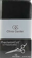 Fragrances, Perfumes, Cosmetics Hair Cutting Scissors, black lacquered case - Olivia Garden PrecisionCut 5.0