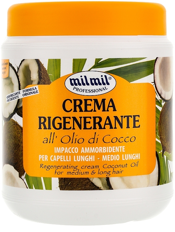 Coconut Hair Mask - Mil Mil Crema Rigenerante All'Olio Di Cocco — photo N2