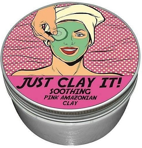 Soothing & Softening Pink Face Clay - New Anna Cosmetics Just Clay It! Soothing Softening Pink Amazonian Clay — photo N1