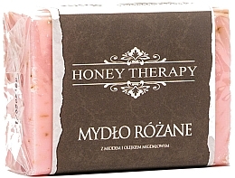 Fragrances, Perfumes, Cosmetics Soap with rose petals and honey “Cube” - Lyson Honey Therapy