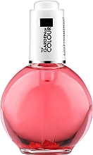 Fragrances, Perfumes, Cosmetics Nail and Cuticle Oil with Flowers "Raspberry" - Silcare Cuticle Oil Raspberry Light Pink