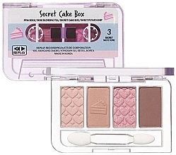 Fragrances, Perfumes, Cosmetics Eyeshadow palette - Etude Replay Play Color Eyes Secret Cake Box