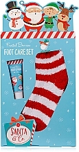 Fragrances, Perfumes, Cosmetics Nail Care Set - Accentra Santa & Co Frosted Berries Foot Care Set (f/lot/30ml + socks)