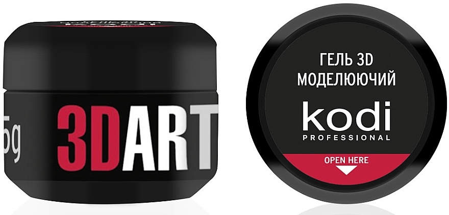 3D Art Modeling Gel - Kodi Professional Modeling 3D Art Gel — photo N1