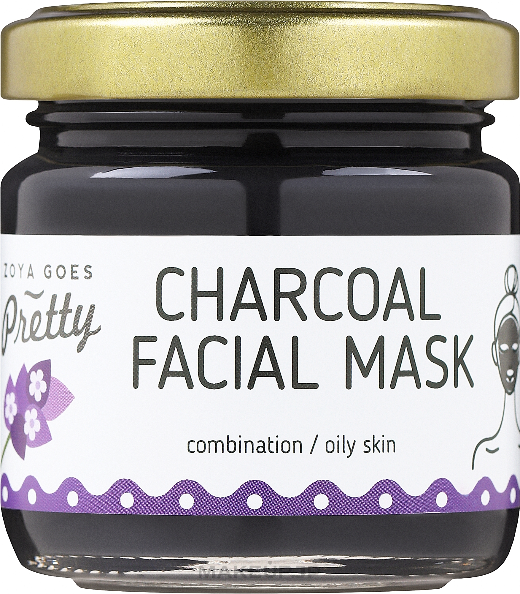 Charcoal Face Mask - Zoya Goes Charcoal Facial Mask — photo 70 g
