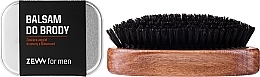 Set - Zew For Men (/Beard/brush + balm/80ml) — photo N3