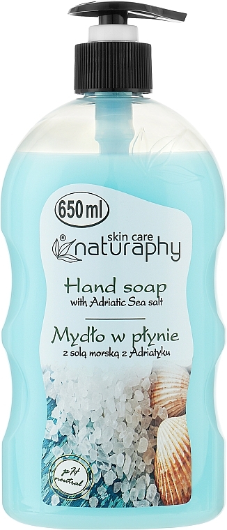 Hand Liquid Soap with Sea Salt - Naturaphy Hand Soap — photo N1