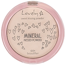 Fragrances, Perfumes, Cosmetics Powder - Lovely Mineral Pressed Powder
