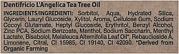 Tea Tree Oil Toothpaste - L'Angelica — photo N3