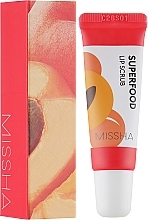 Fragrances, Perfumes, Cosmetics Apricot Seed Lip Scrub - Missha Superfood Apricot Seed Lip Scrub