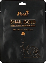 Fragrances, Perfumes, Cosmetics Snail Gold Sheet Mask - Belov Moods Snail Gold Facial Mask