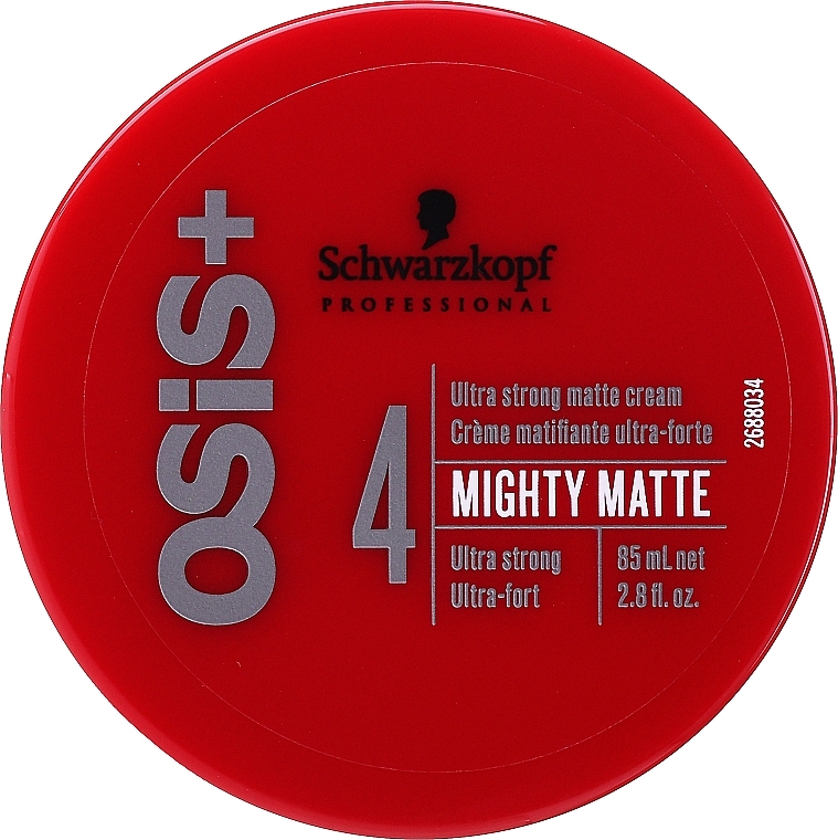 Ultra Matte Hair Cream - Schwarzkopf Professional Osis+ Mighty Matte Cream — photo N1