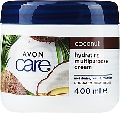 Fragrances, Perfumes, Cosmetics Multifunctional Regenerating Face, Hand and Body Cream with Coconut Oil - Avon Care Coconut Hydrating Multipurpose Cream