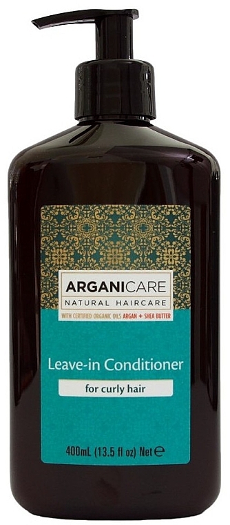Leave-In Curly Hair Conditioner - Arganicare Shea Butter Leave-In Hair Conditioner For Curly Hair — photo N1