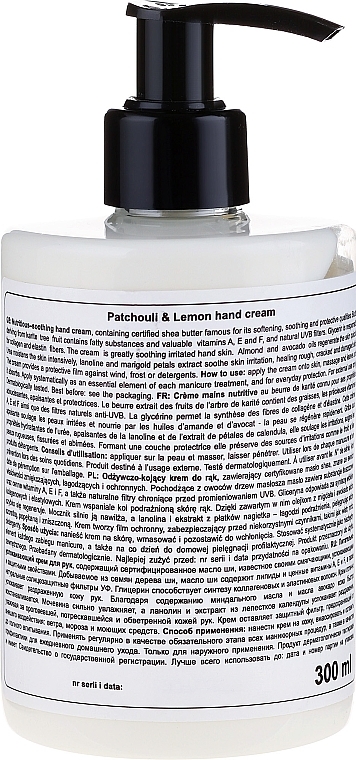 Hand Cream - Melli Care Patchouli&Lemon Hand Cream — photo N6