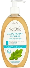 Fragrances, Perfumes, Cosmetics Intimate Wash Gel with Oak Bark Extract - Joanna Naturia Refreshing Intimate Gel