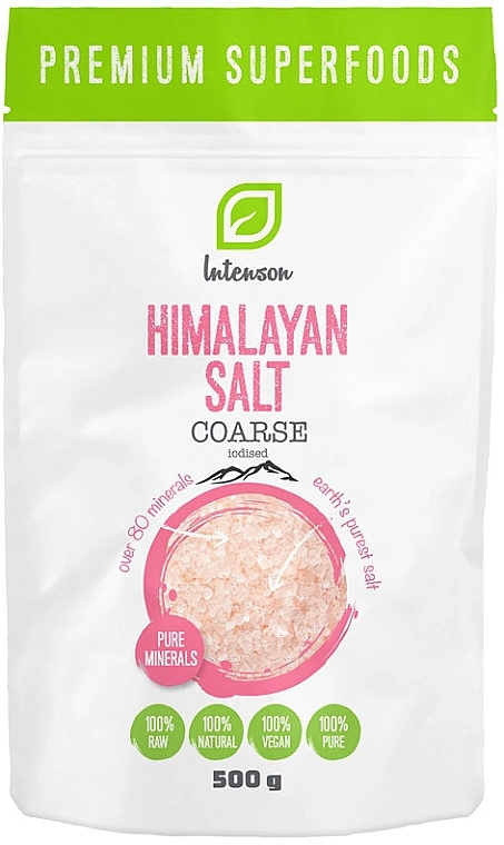 Coarse Pink Iodized Himalayan Salt - Intenson Hymalayan Salt Coarse — photo N1