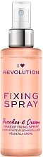 Makeup Fixing Spray - I Heart Revolution Fixing Spray Peaches & Cream — photo N1