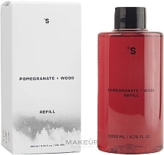 Pomegranate + Wood Diffuser Refill - Sister's Aroma Pomegranate + Wood Refill — photo N3