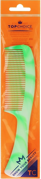 Hair Comb, 60410, green - Top Choice — photo N1