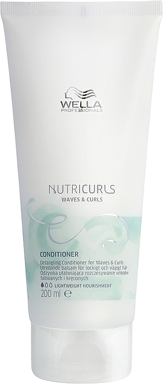 Curly Hair Conditioner - Wella Professionals Nutricurls Lightweicht Conditioner — photo N1