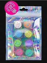 Graphic Makeup Liner Set, 8 pcs - 7 Days Extremely Chick UVglow Neon Pastel — photo N2