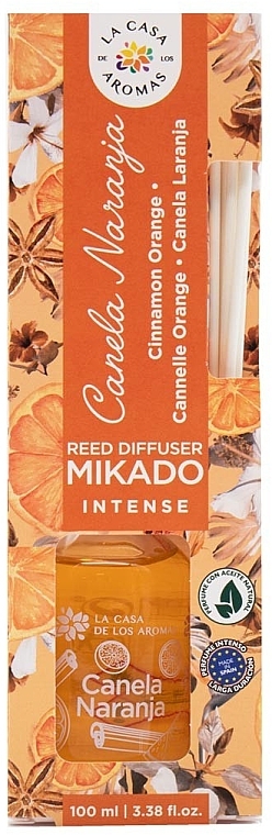 Cinnamon & Orange Reed Diffuser - Mikado Intense Cinnamon Orange — photo N2