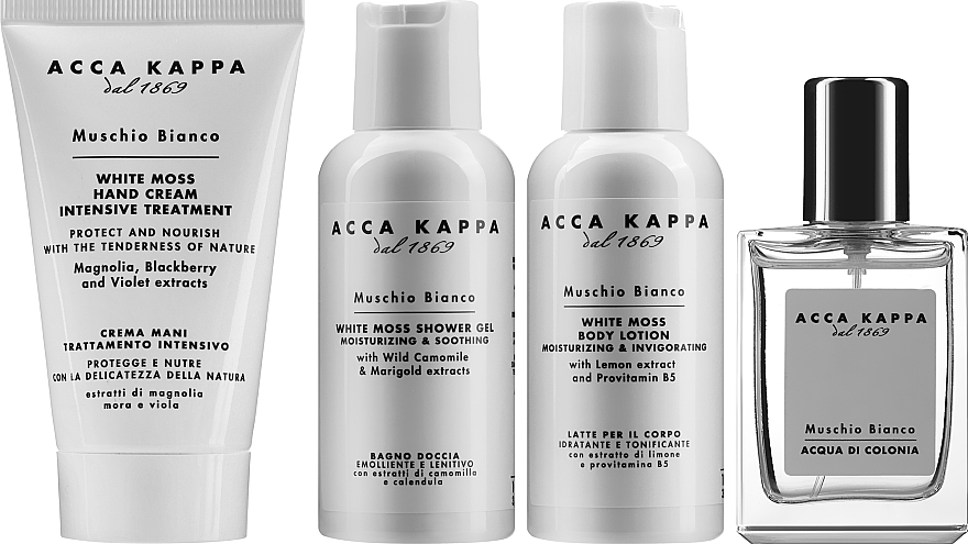 Acca Kappa White Moss - Set (edc/50ml + sh/gel/100ml + b/lot/100ml + h/cr/75ml)	 — photo N3