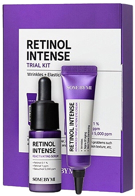 Retinol Miniature Set - Some By Mi Retinol Intense Trial Kit (serum/10ml + eye/cr/10ml) — photo N1