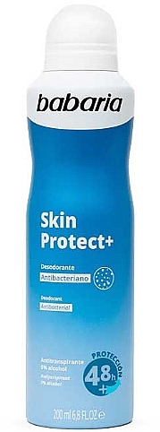 Body Deodorant Spray 'Protection Plus' - Babaria Skin Protect+ Deodorant Spray — photo N1