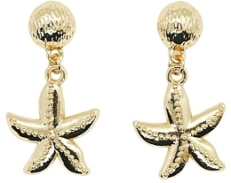 Earrings, starfish - Lolita Accessories — photo N1