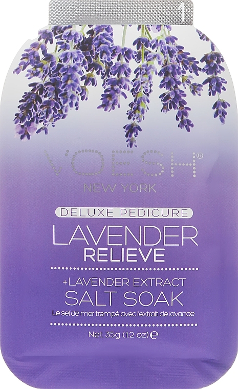 Pedicure Set "Lavender" - Voesh Pedi In A Box Deluxe Pedicure Lavender Relieve — photo N3